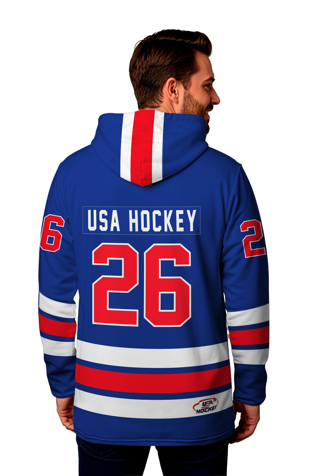 USA Hockey Shield 2026 Replica Jersey Blue Hoodie