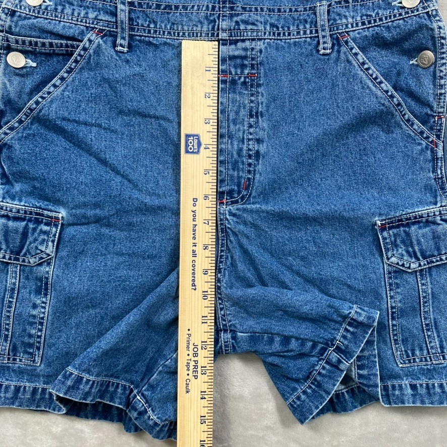 Vtg Disney Classics Dopey Denim Shortalls Overalls Women’s Medium Snow White 90s