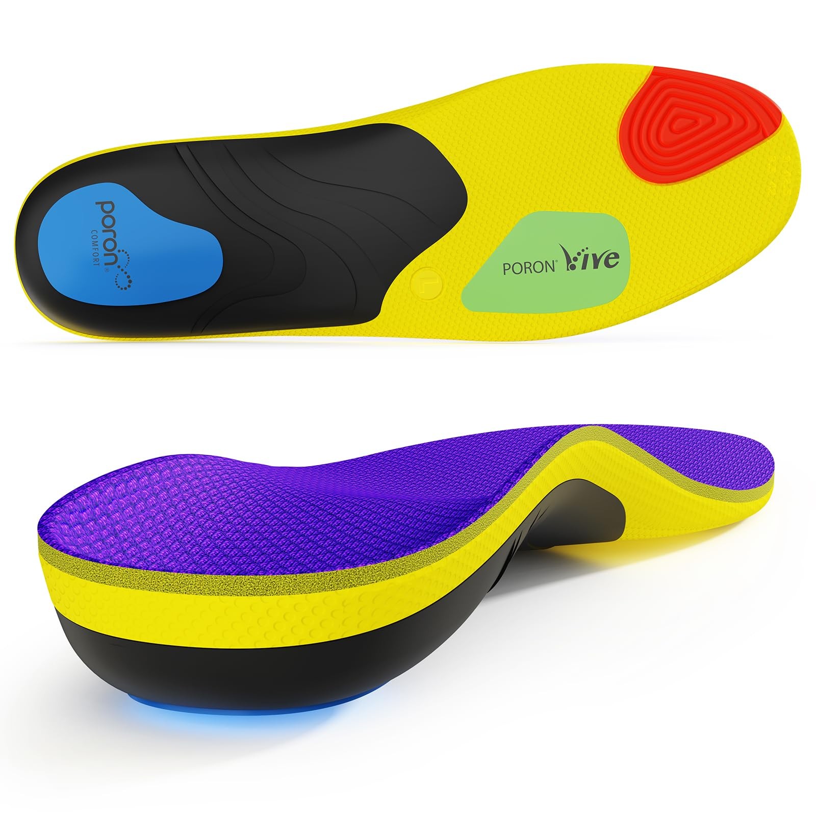 2026 Heavy Duty Support Pain Relief Orthotics – 250+ lbs Plantar Fasciitis Hi…