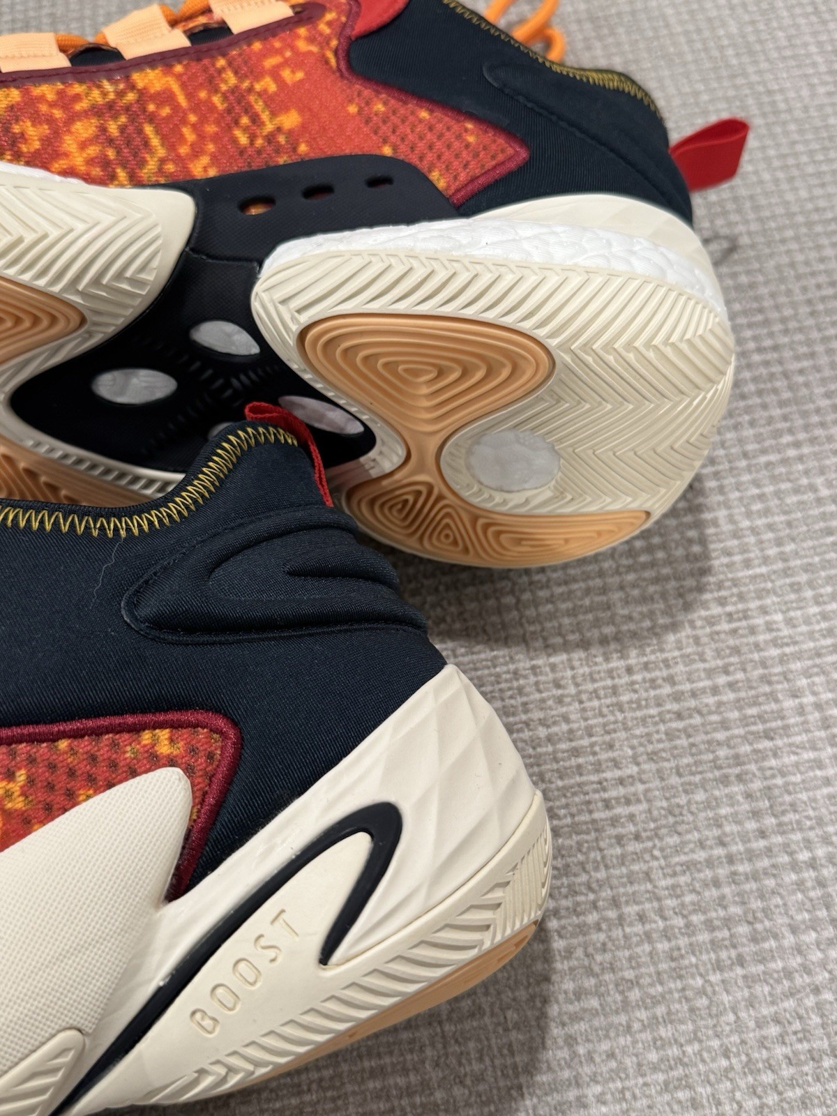 【RARE】Adidas Men’s BYW Select X Aral Cru Acid Orange Gold Basketball Shoes SZ 11