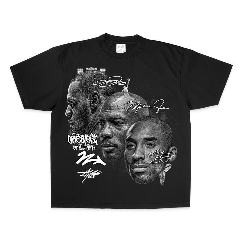 GOAT V3 Graphic Shirt Unisex Basketball Shirt, Menswear Top Underwear Tshirt