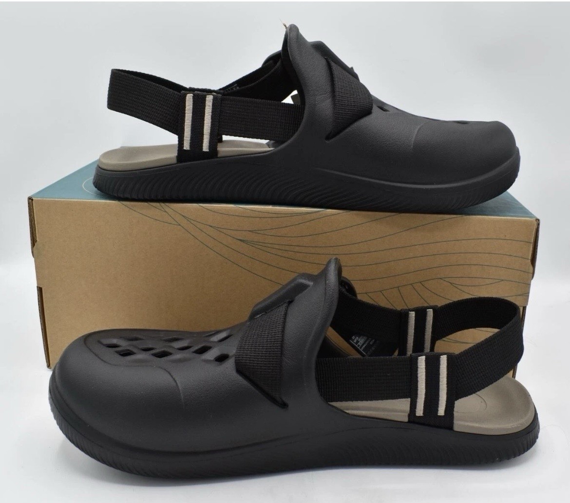 Chaco Chillos Clog Black Slip-On Closed Toe Casual Shoes Men’s US 11 M