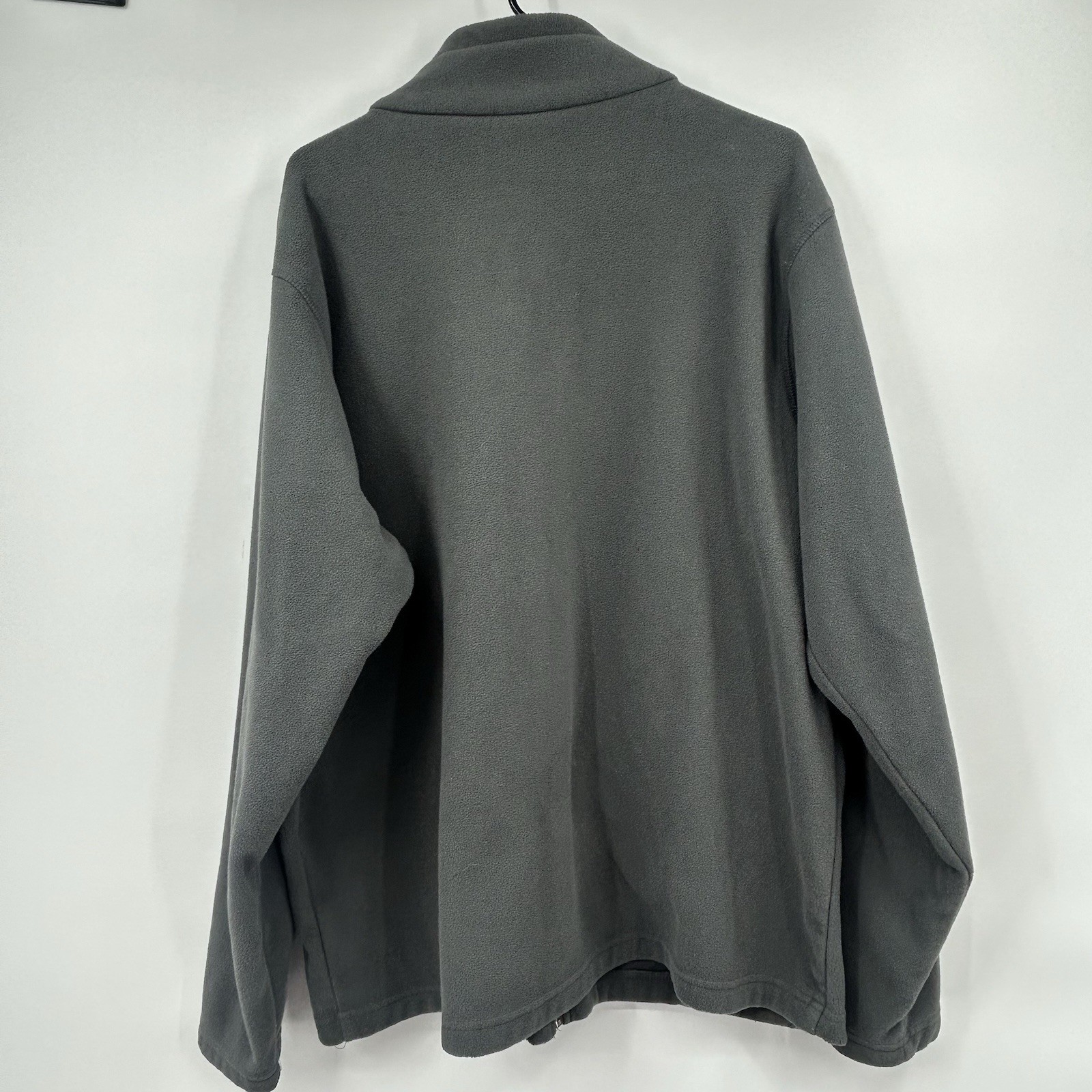 Columbia Fast Trek II Fleece Jacket Men XL Gray Full Zip Outdoor Hiking