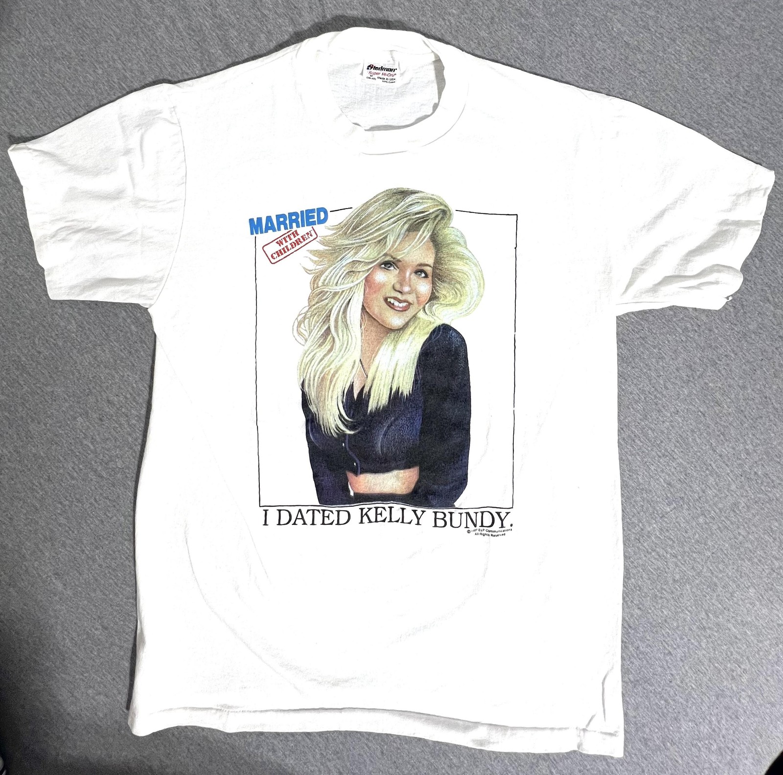 Vintage Married With Children Kelly Bundy Shirt Mens Medium 1987 Made USA 80s