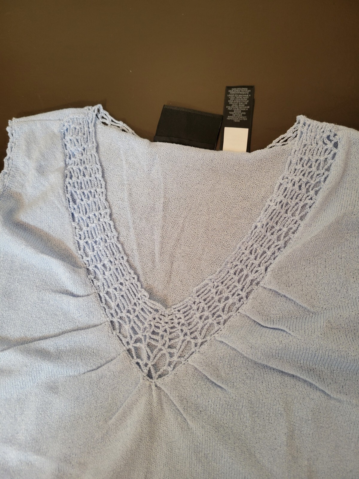 Axcess Womens Large L Blue Sleeveless Top Read DESCRIPTION New Nwt