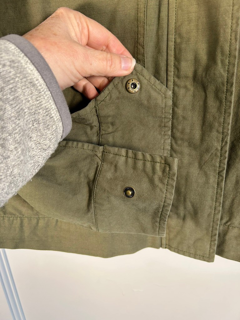 NWT Sundance Catalog Love and Soul Jacket Military Style Size PL