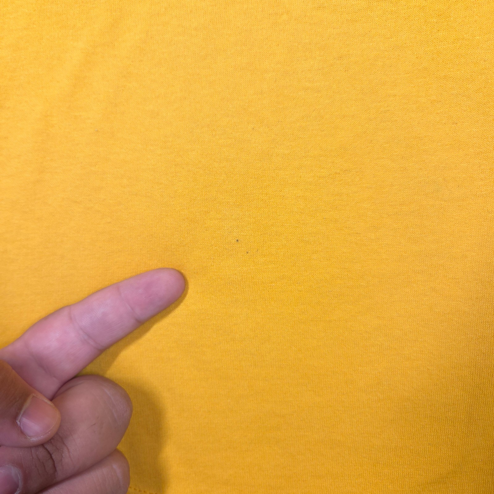 Vintage Russell Athletic T-Shirt Men’s 2XL Yellow Blank Single Stitch USA 90s