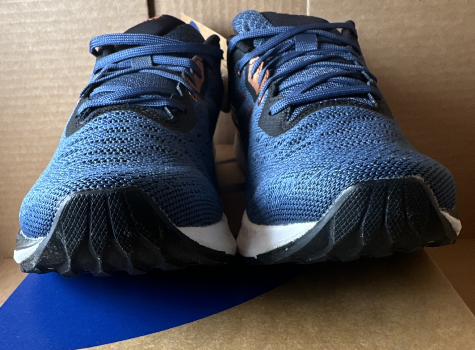 ASICS Ezeride Men’s Low Top Lace-Up Running Sneakers Blue/Bronze 1011B788-400 s9