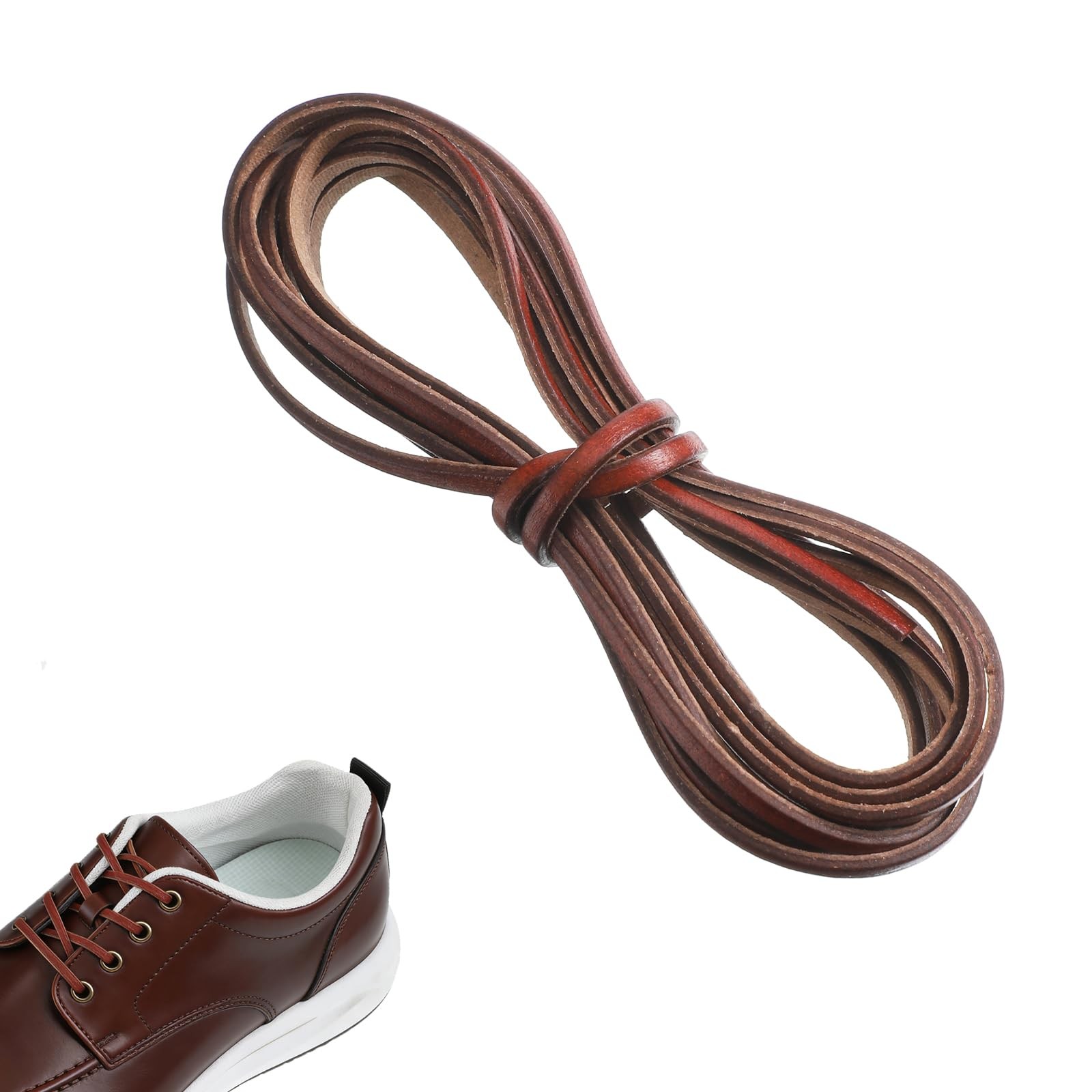 Leather Boot Lace Shoelace Relace Kit Heavy Duty Leather Cord Leathers Strips…