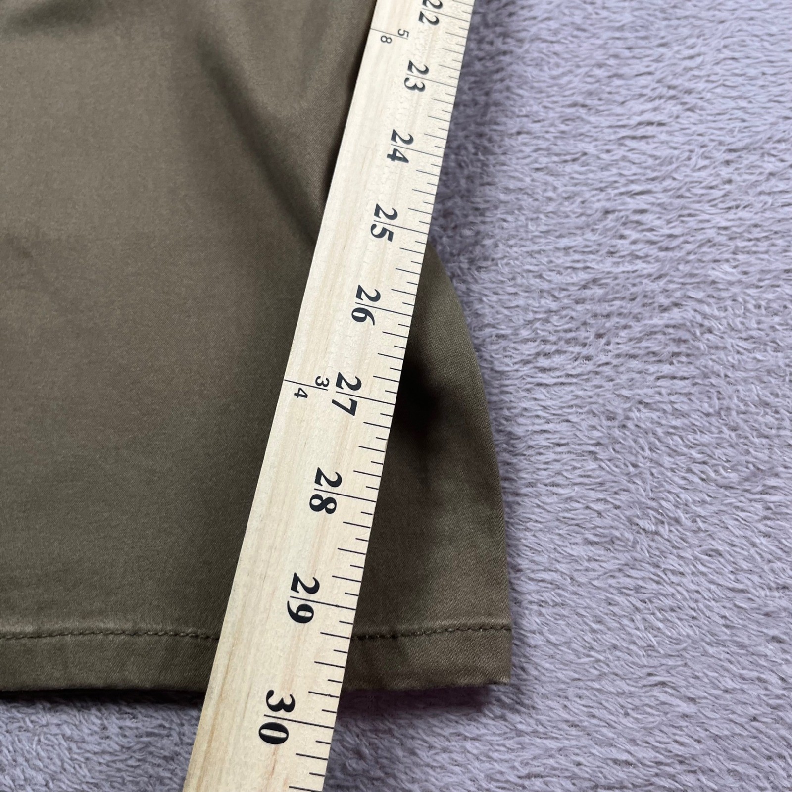 Lucky Brand 410 Athletic Straight Pants Mens 32×30 Olive Brown Advanced Stretch