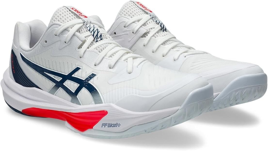 ASICS Volleyball Shoes SKY ELITE FF 3 1051A080-104 White/Mako Blue