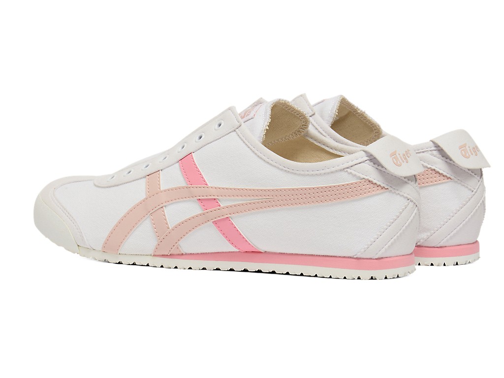 1183A360-132 Onitsuka Tiger Mexico 66 Slip-On WhiteGinger Peach (Men’s)