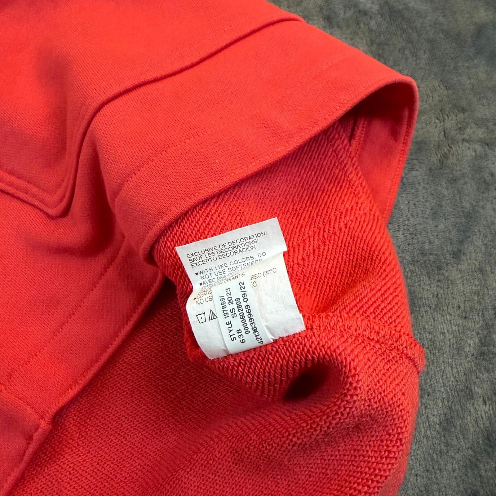 Under Armour Red Heavyweight Terry Sleeveless Hoodie Vest Mens Small NEW