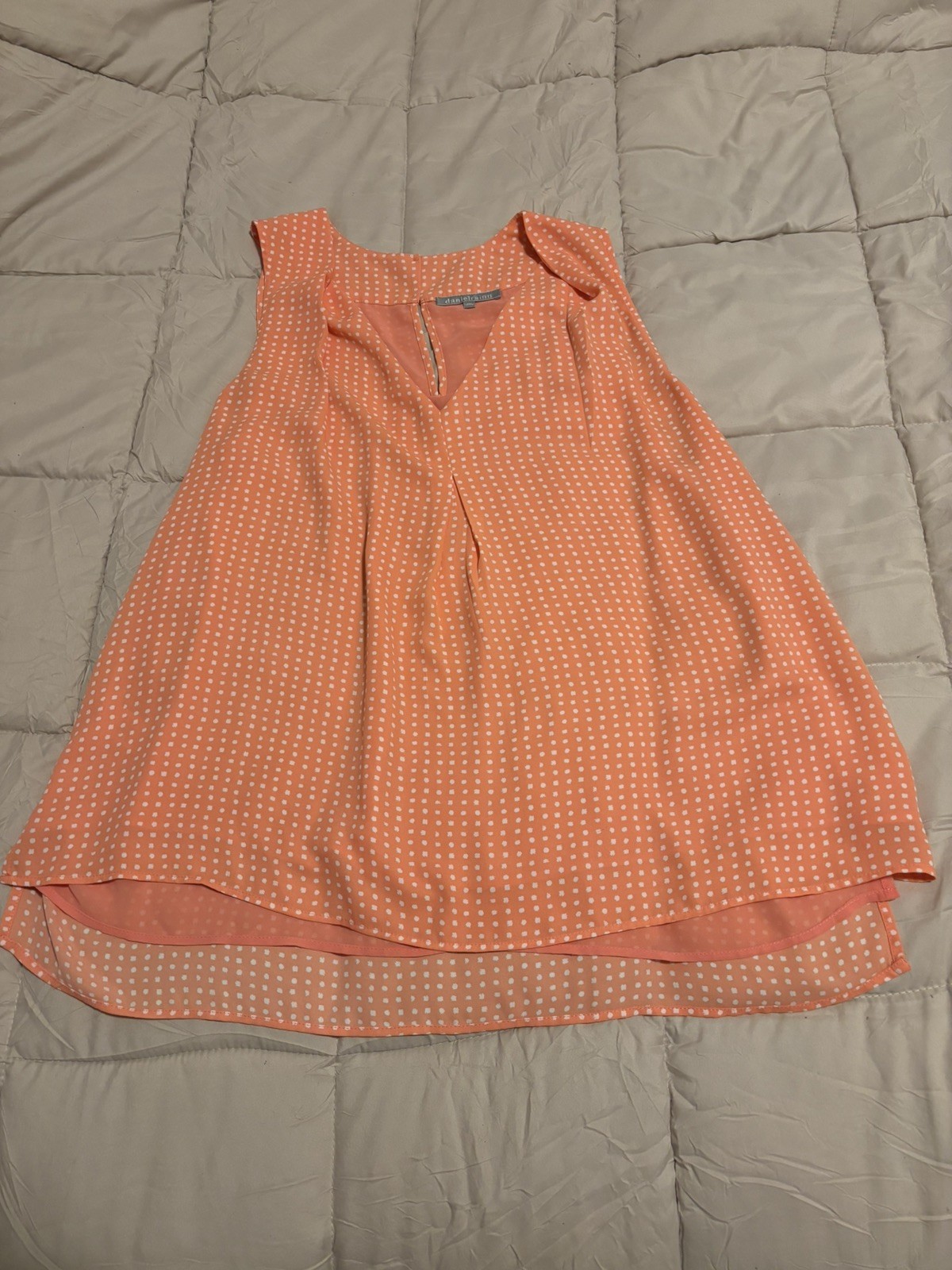 Daniel Rainn Women’s Soft Color Sleeveless Blouse Plus Size XXL