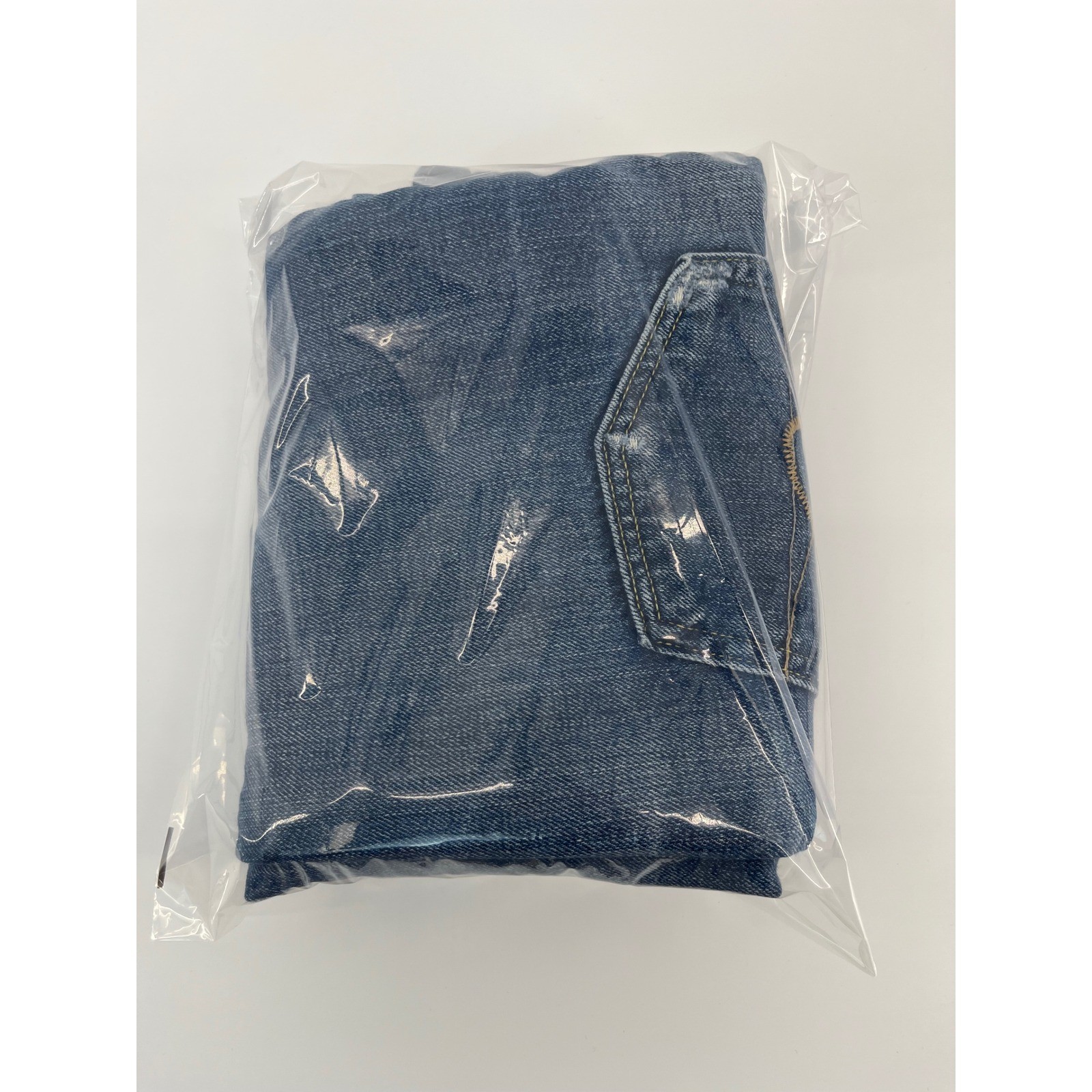 7 For All Mankind Bootcut Jeans Mens 32 Blue Medium Wash Distressed X149U-149U