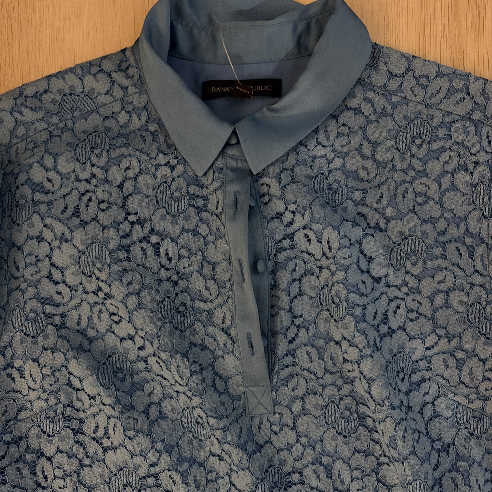 Banana Republic Blue Collared Dress Size Medium Brand New With Tags