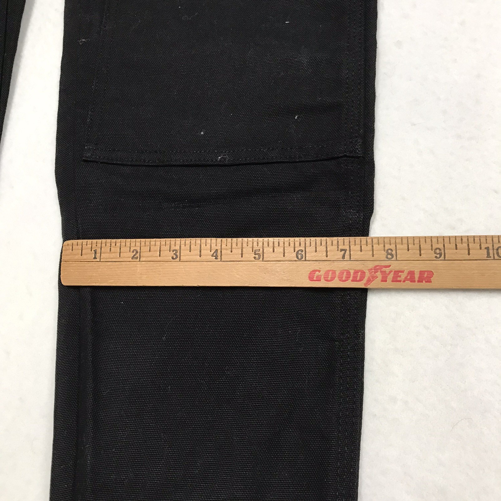 CARHARTT B01 Double Knee Work Jeans Men 28×32 (altered 31/32 tag) Black Loose
