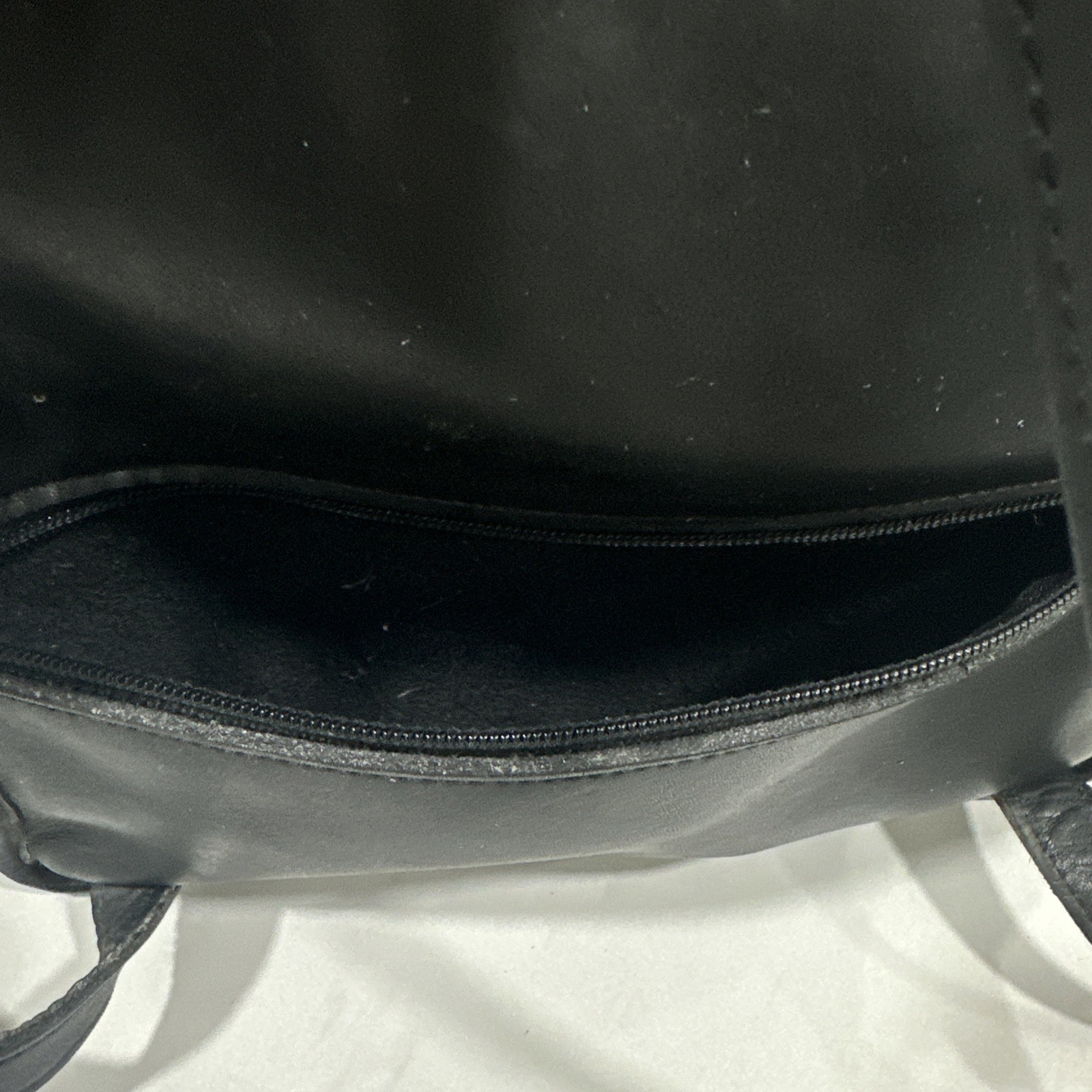 COACH Vintage 9791 Black Leather Backpack “The Daypack” Drawstring Turn-lock