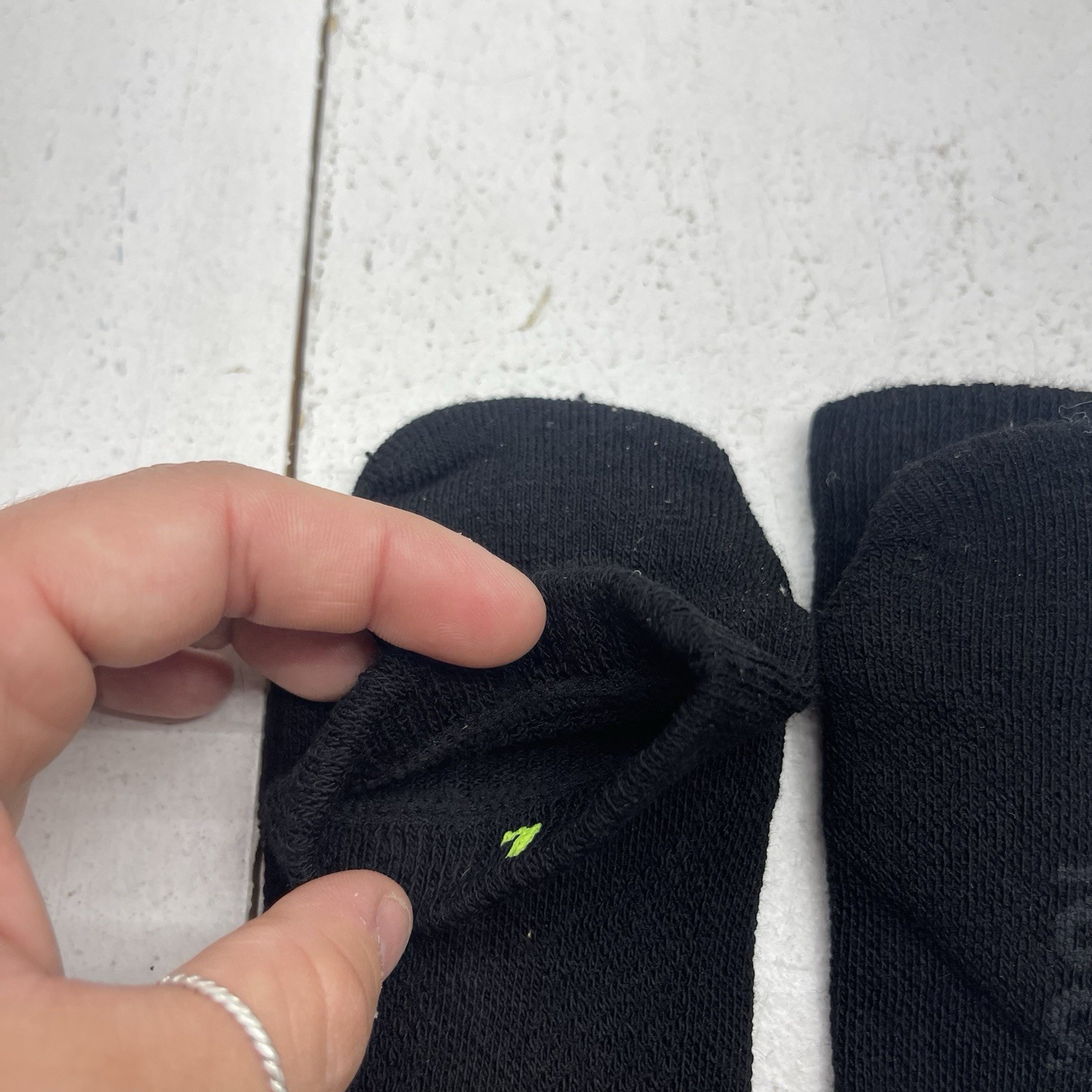 Omni Wool Tactical Endurance Black Low Ankle Socks Unisex Adults Large M9-12 W10