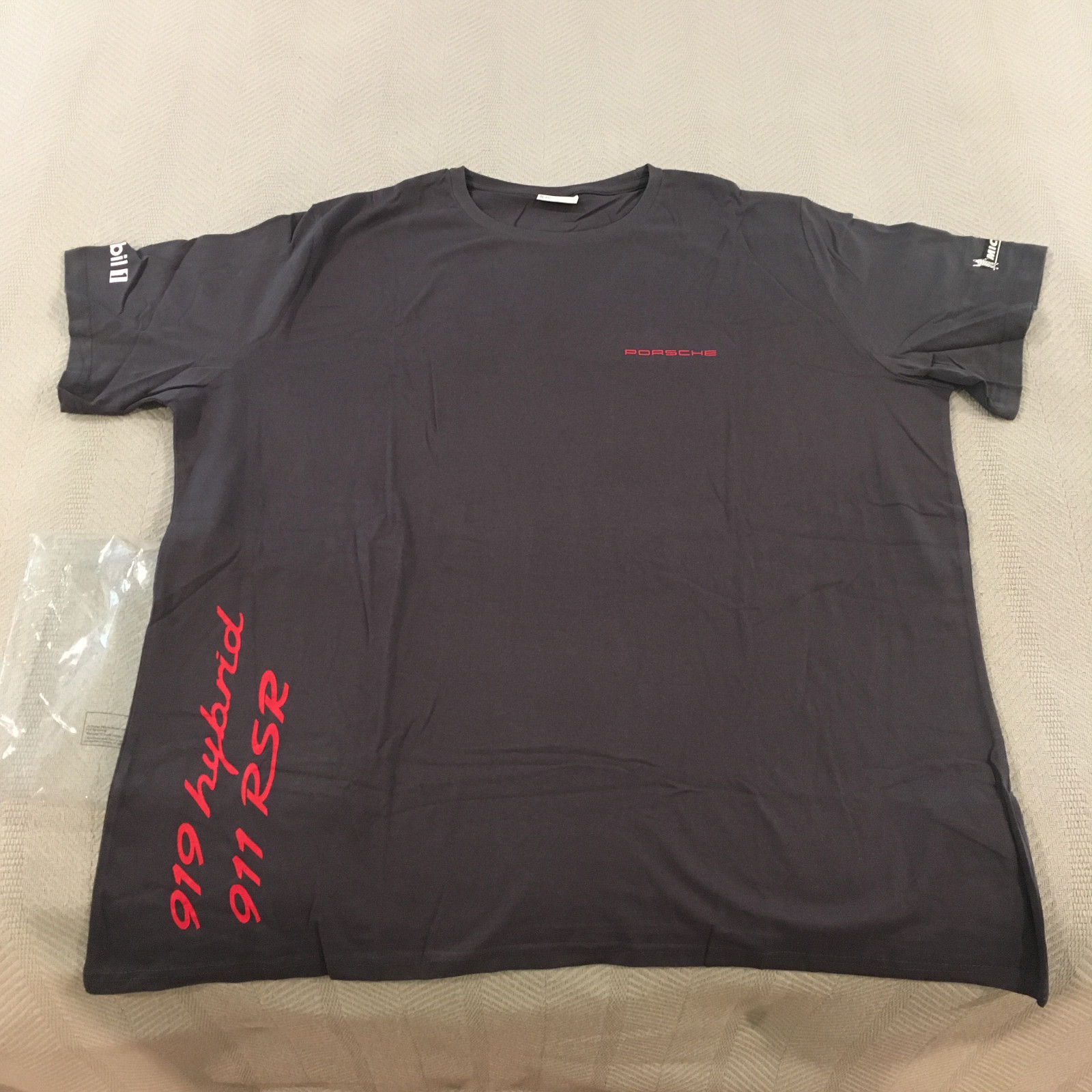 PORSCHE DESIGN PCNA LTD. EDITION PORSCHE RACING T-SHIRT (NOS) FROM 2014. US=L