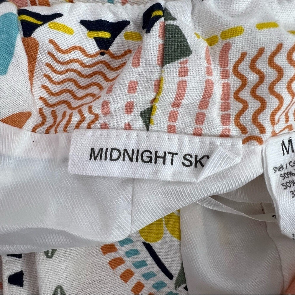 Midnight sky strapless top button up vacation Tropical Print Women’s Tank Top