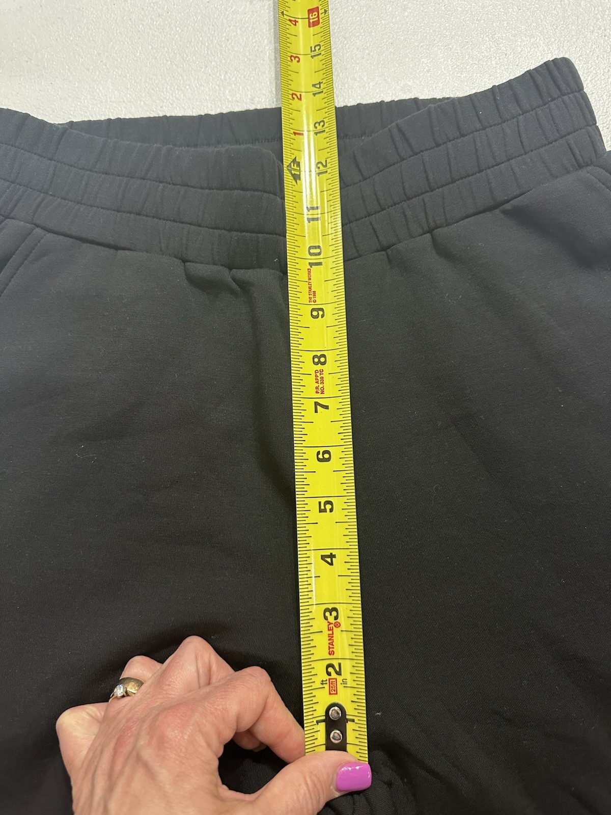 Varley Women’s S DoubleSoft Turn Up Cuff 26 Pant Black Sweatpant Jogger