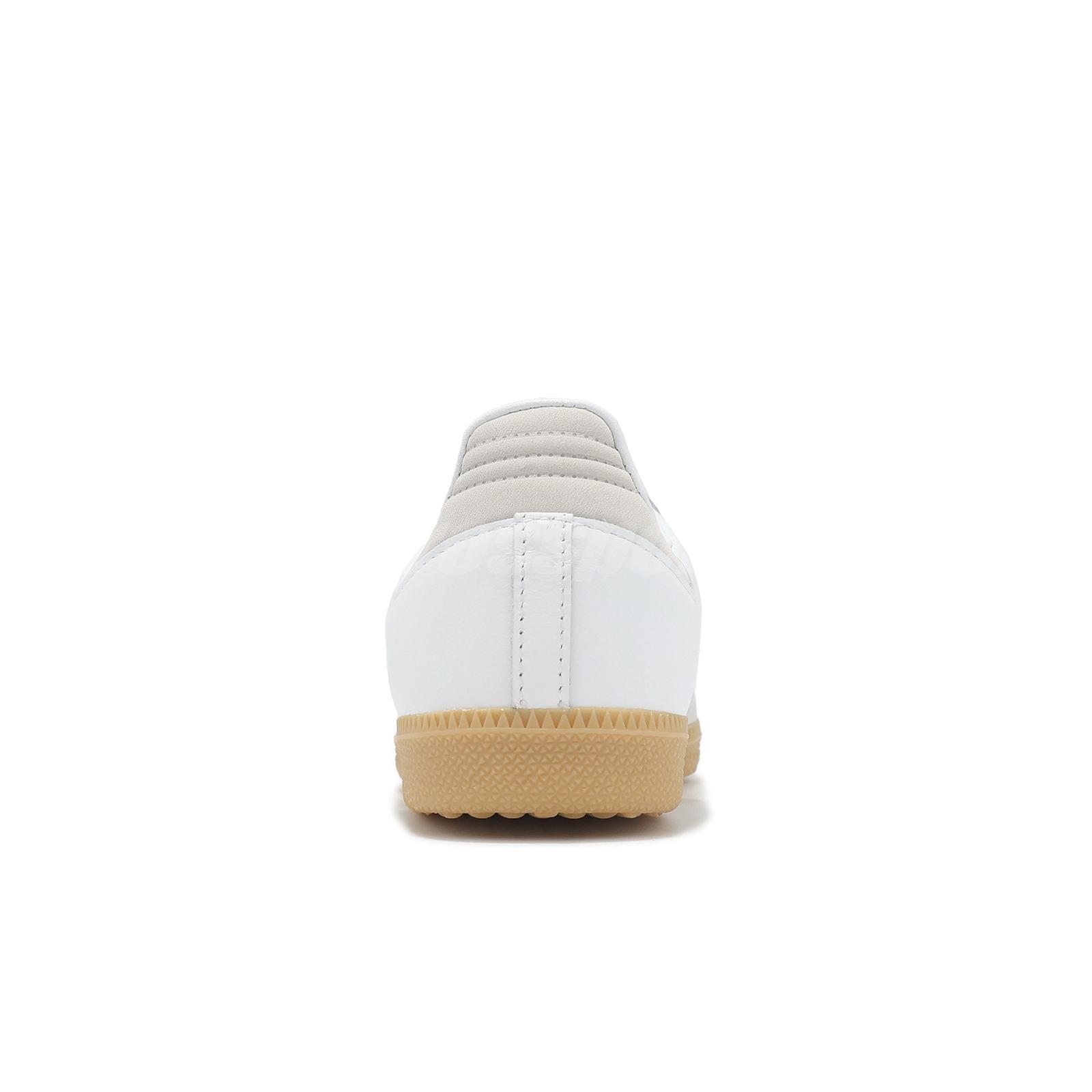adidas Originals Samba OG W White Silver Metallic Grey Gum Women Casual JI2725