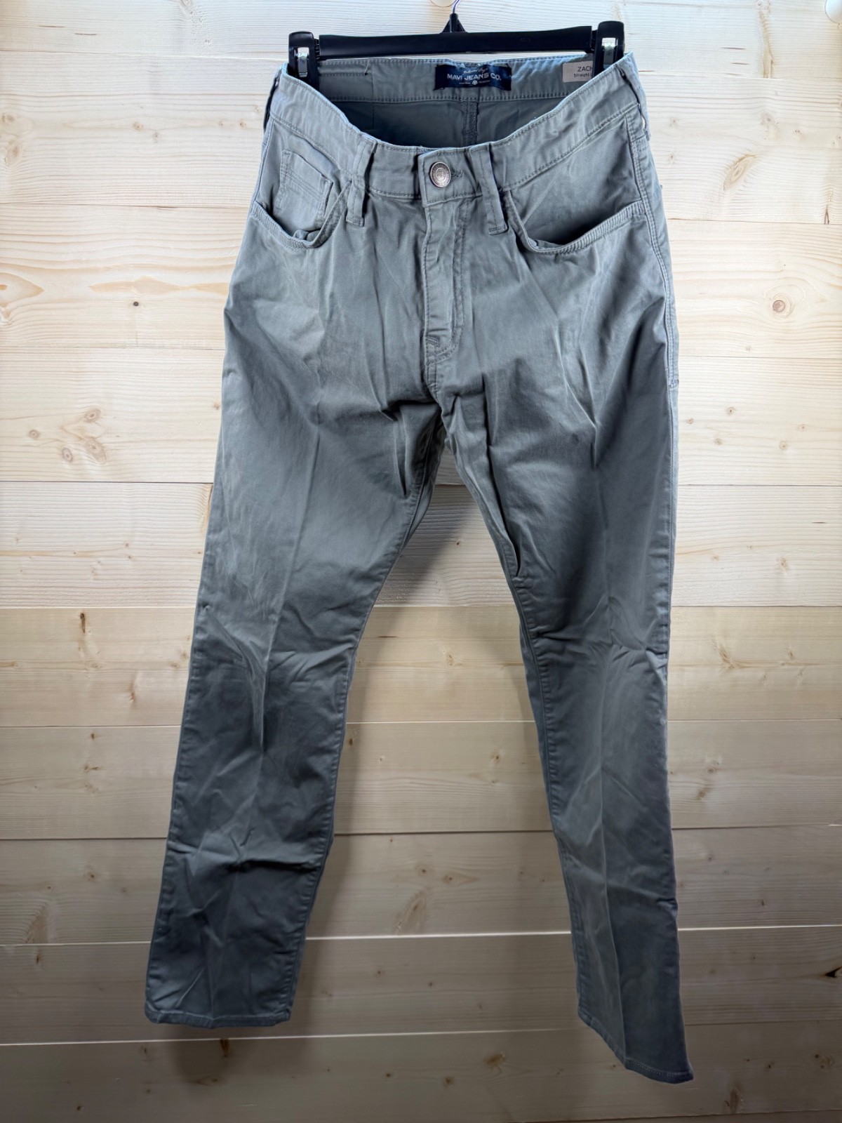 Mavi Zach Straight Leg Gray Stretch Jeans Men’s 30×32