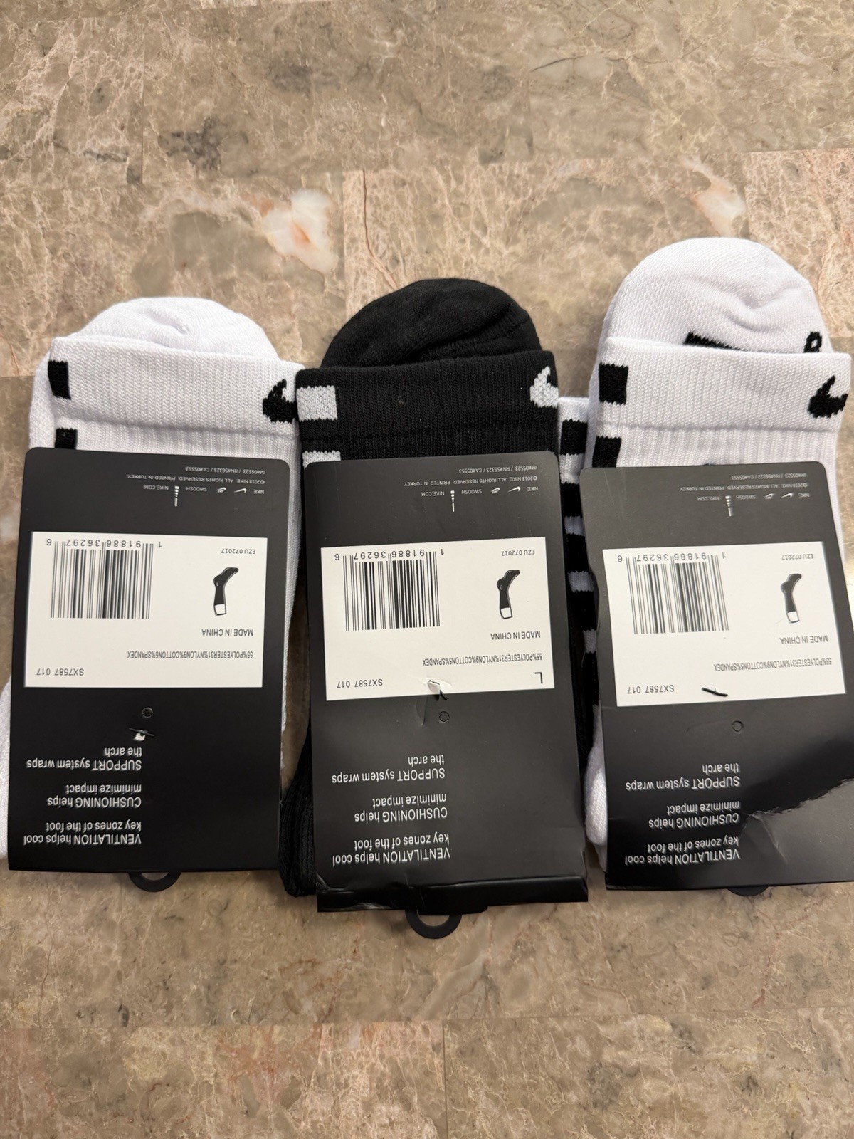 Nike Elite Crew NBA Socks DRI-FIT 3 Pair