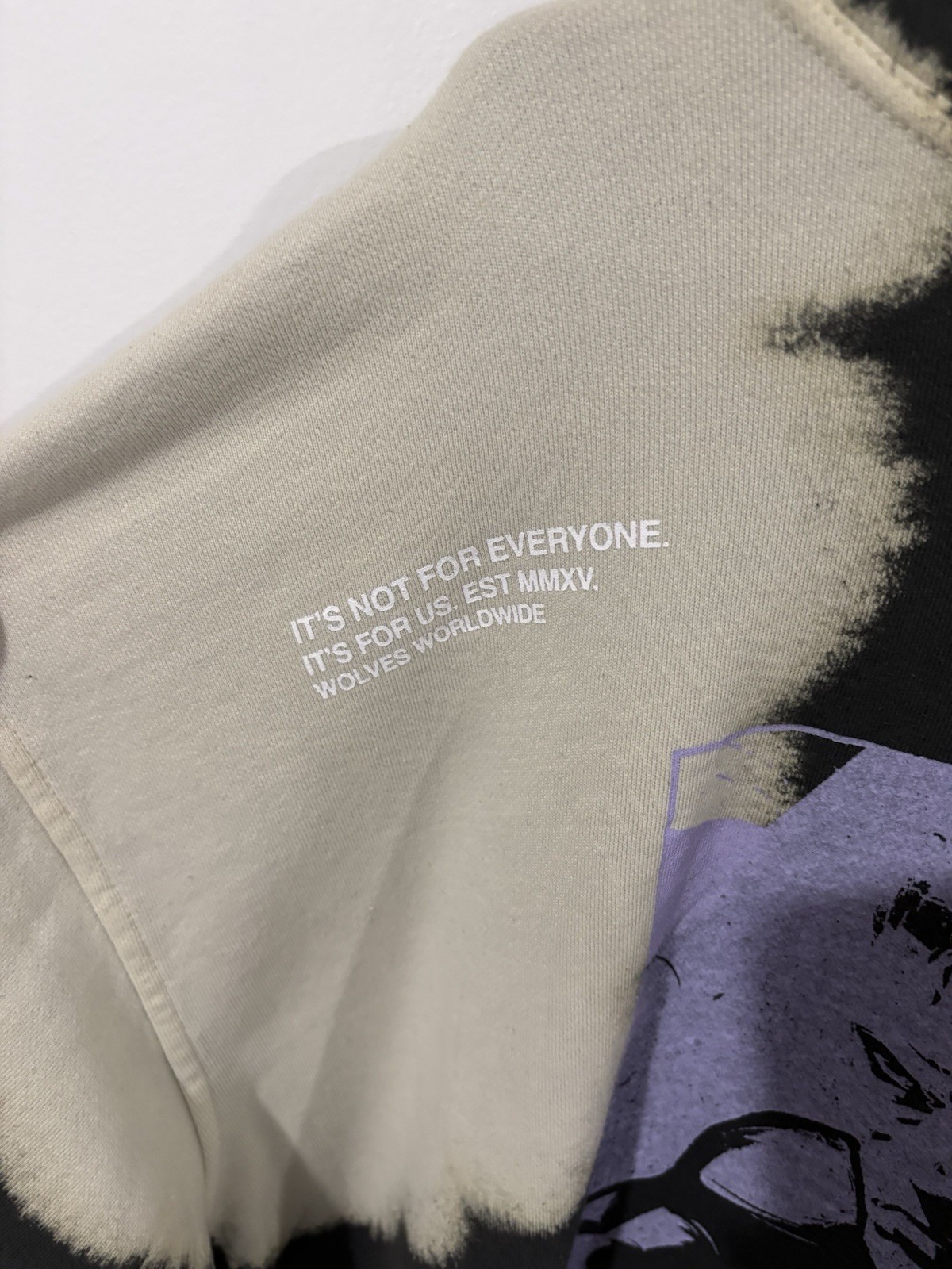 Darc Sport x Punisher Wolves Graphic Castle Gray Acid Wash Hoodie Men’s L