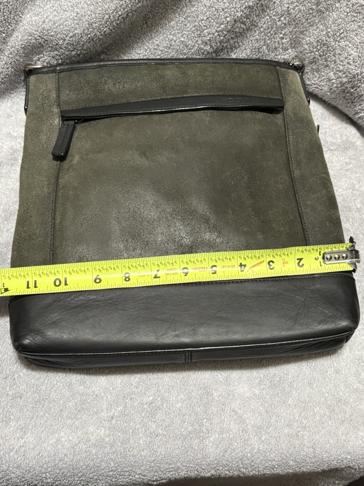 Coach Camden Leather Tech Crossbody Messenger Brown Bag F70920