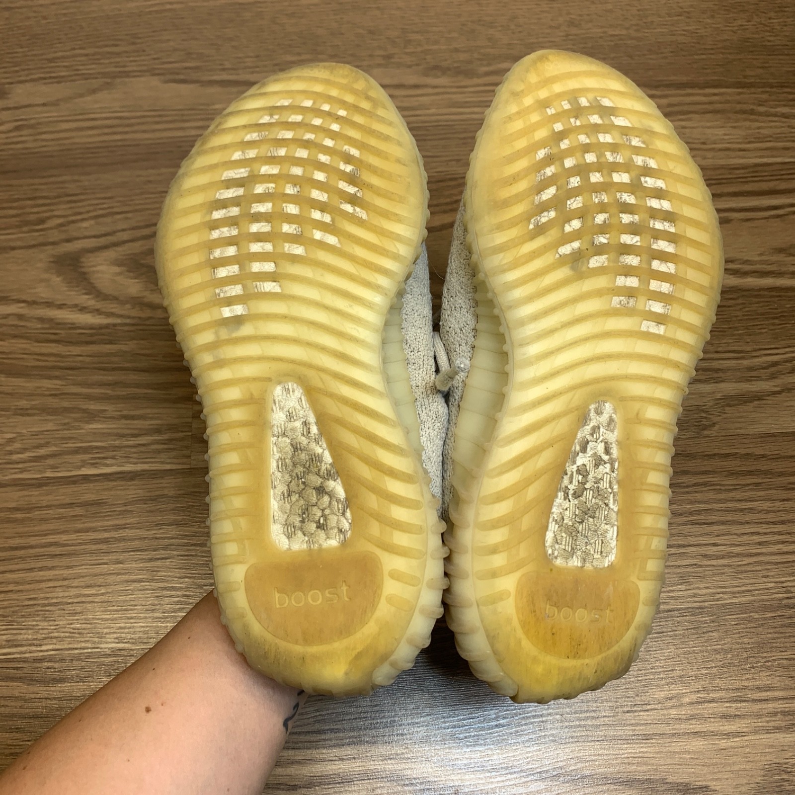 ADIDAS YEEZY Boost Men’s Size 38 5.5 Cream/white 350 V2 Ape 779001 Womens 7