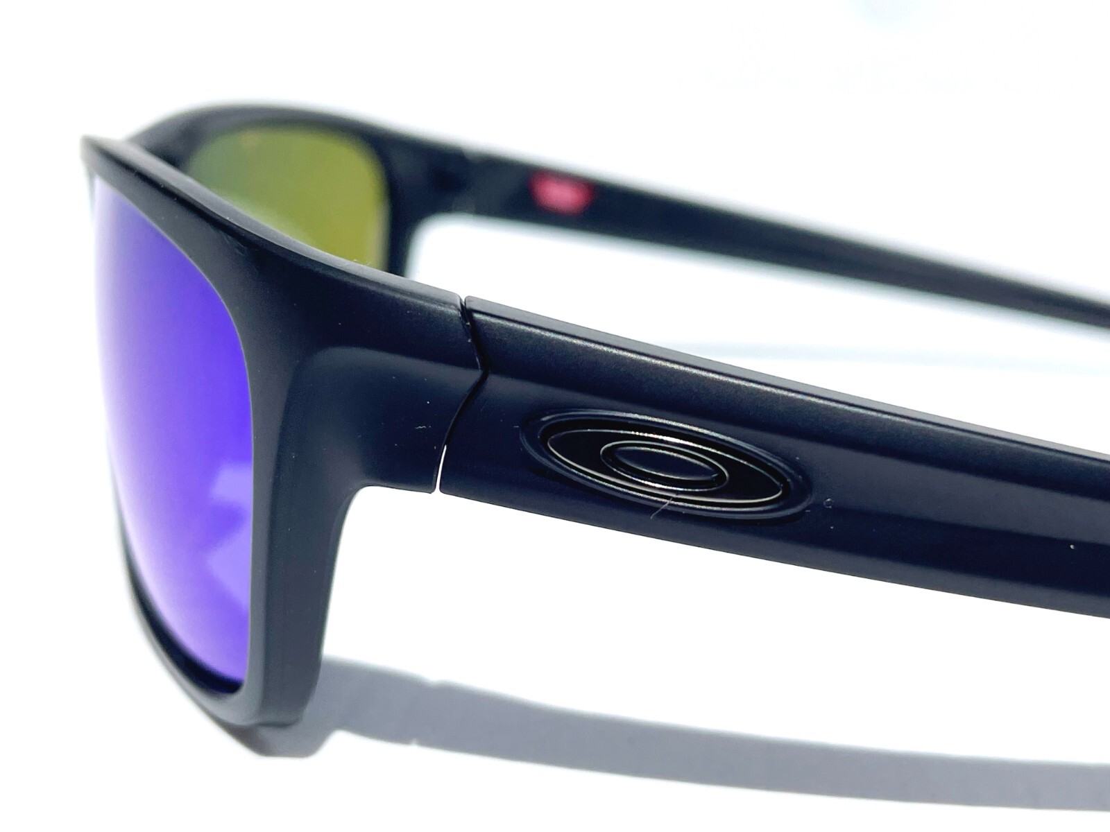 NEW Oakley SLIVER STEALTH Matte Black POLARIZED Galaxy Blue Sunglass Lens 9408
