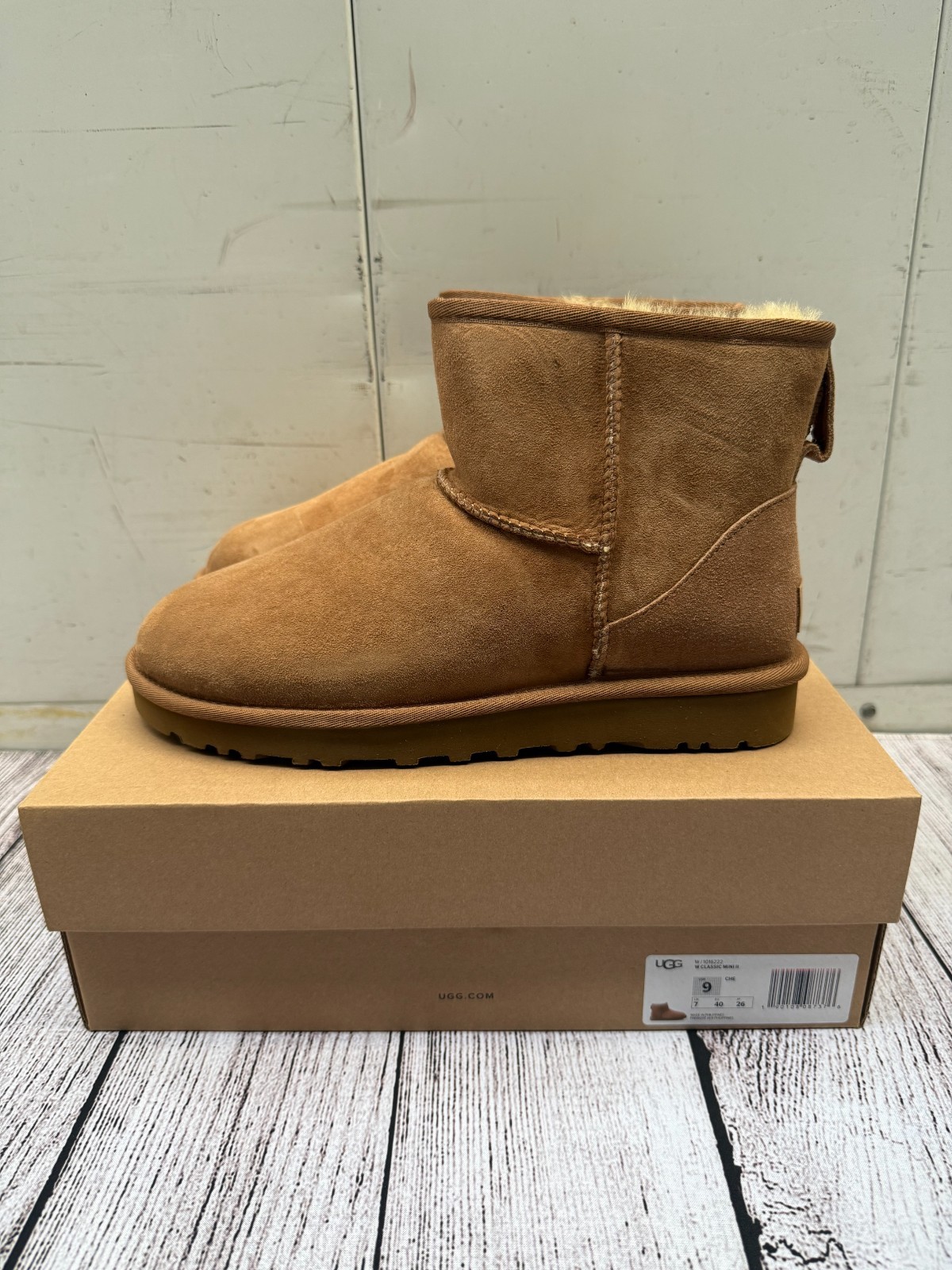 NEW 100% Authentic UGG Classic Mini II Chestnut 1016222 Women’s Boots Size 6-10