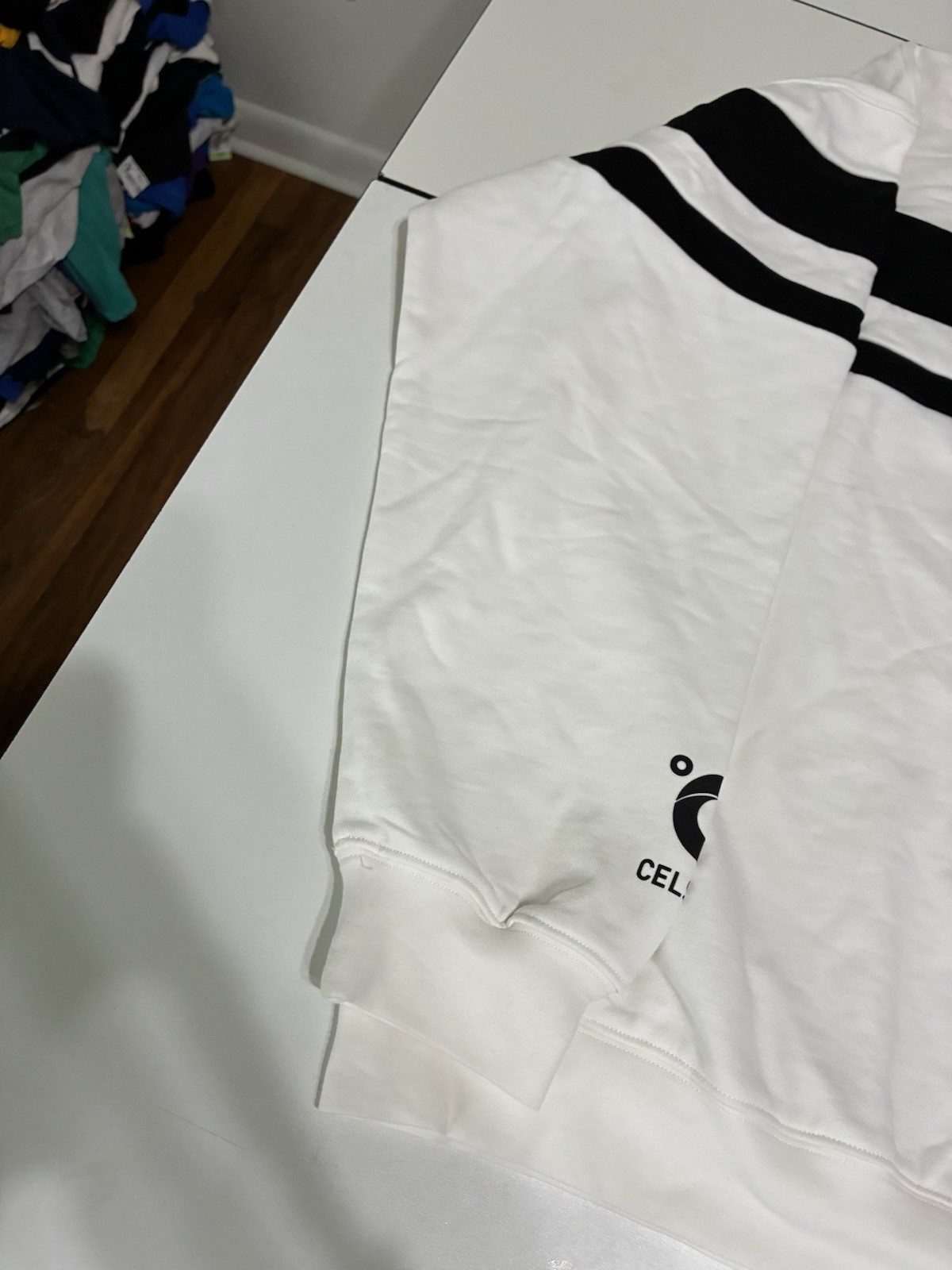 Celsius Energy Sweatshirt Large White Essential Energy Promo Athletic Streetwear