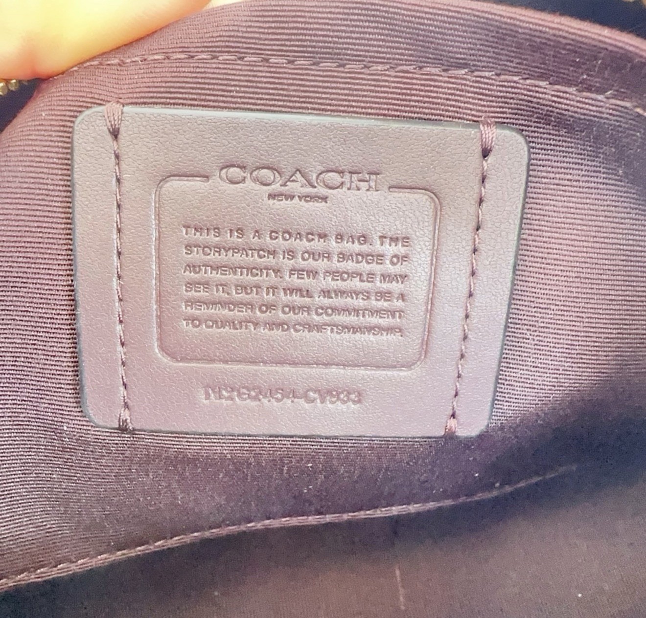 NWT Coach Teri Shoulder Bag In Signature Canvas cv933