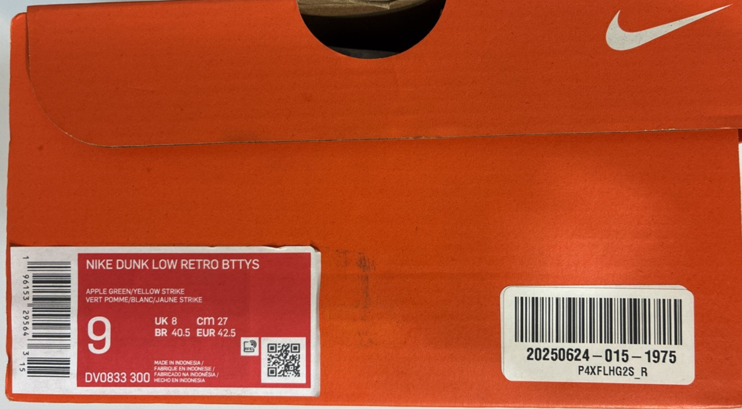 Nike Dunk Low Retro BTTYS Reverse Brazil/Oregon DV0833-300 Sz 8.5 9 9.5 10.5 11