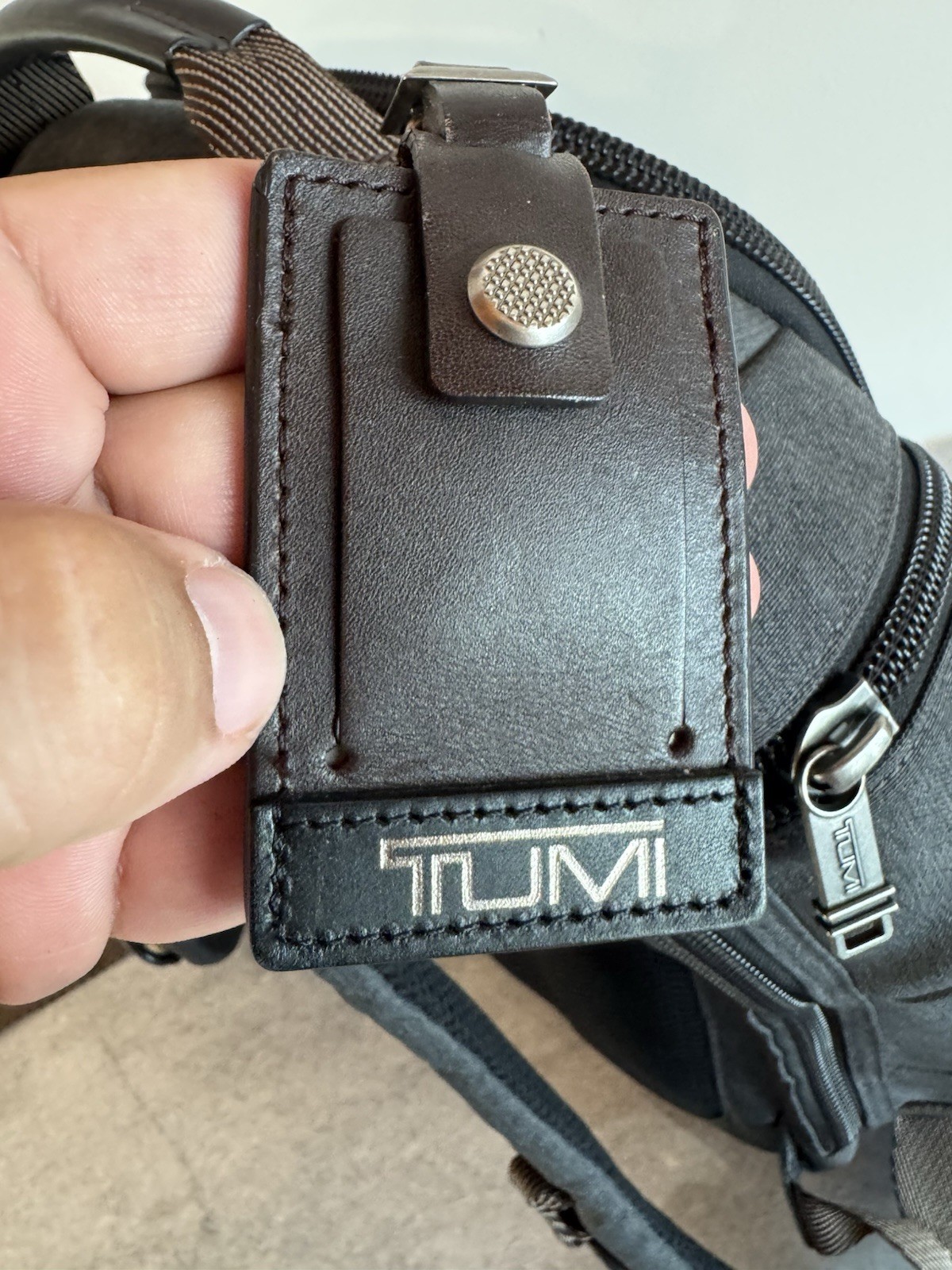 TUMI ALPHA BRAVO Kingsville Deluxe Anthracite Briefcase Backpack