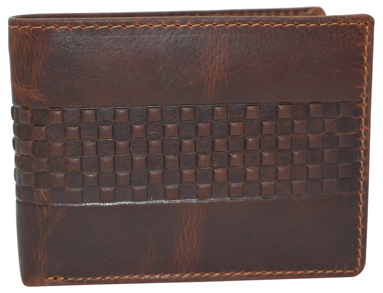 CAZORO Wallet for Mens Vintage Leather RFID Blocking Classic Bifold Wallet…
