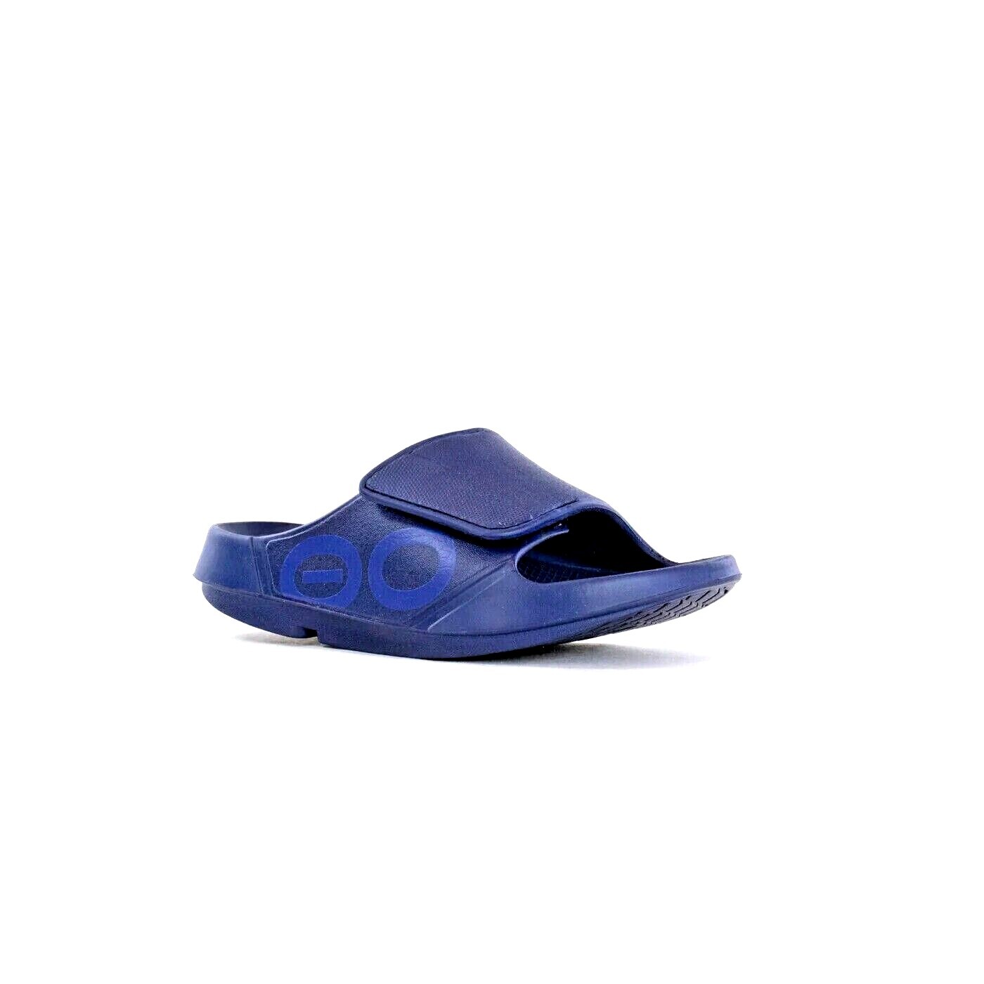 OOFOS Unisex OOahh Sport Flex Navy Stress Relief Comfort Sandal Authentic New