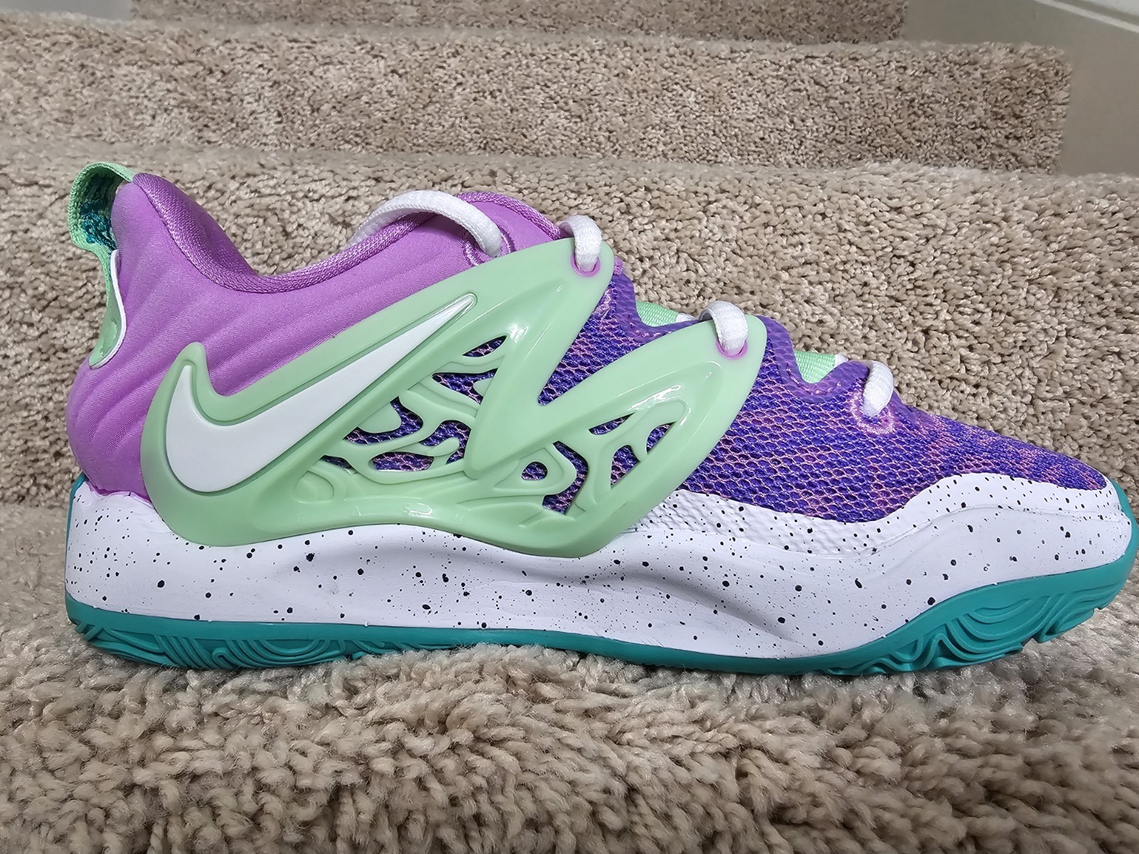Nike KD 15 EYBL Nationals Rush Fuchsia FB3260-500 Sz 5 RARE