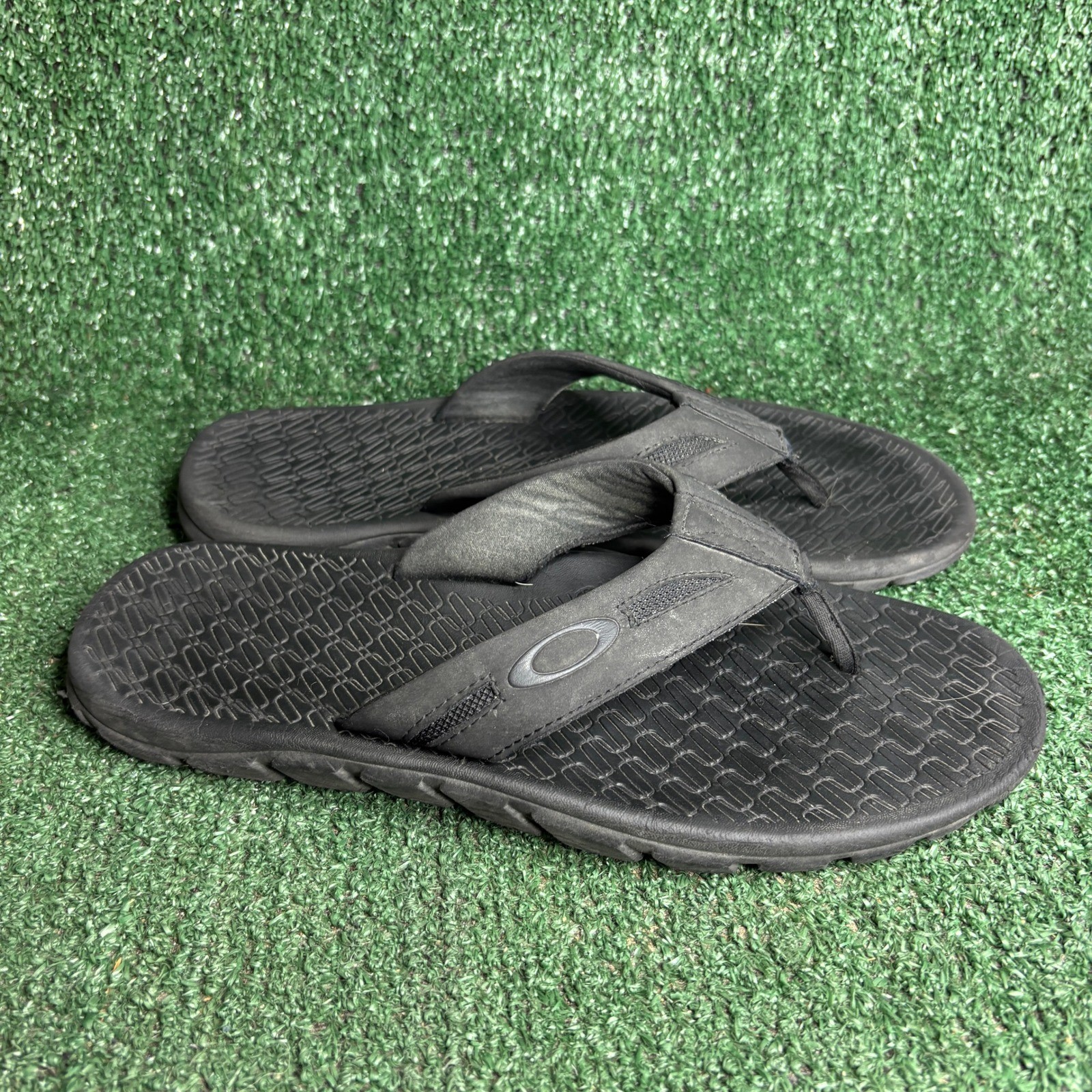 Oakley Operative 2.0 Thong Comfort Sporty Casual Flip Flop Sandal Black Mens 10