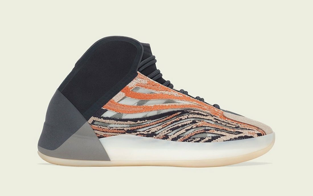 Adidas Yeezy Quantum Flash Orange GW5314 Basketball Shoes