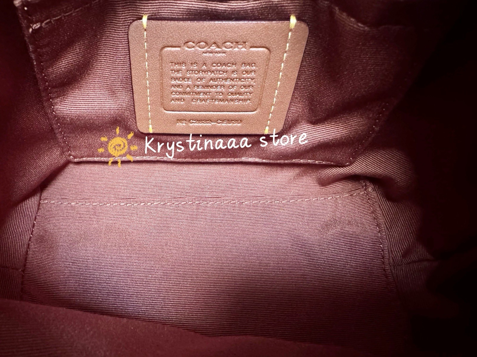 NWT Coach CEU30 City Mini Tote Bag With Charms in straw & Leather Gold/Russet