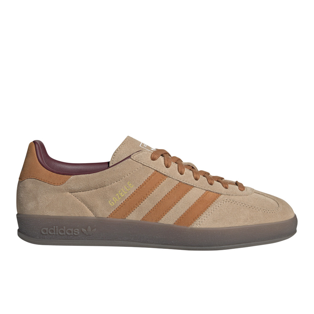 adidas Gazelle Indoor Lace Up Mens Brown Sneakers Casual Shoes JH5412