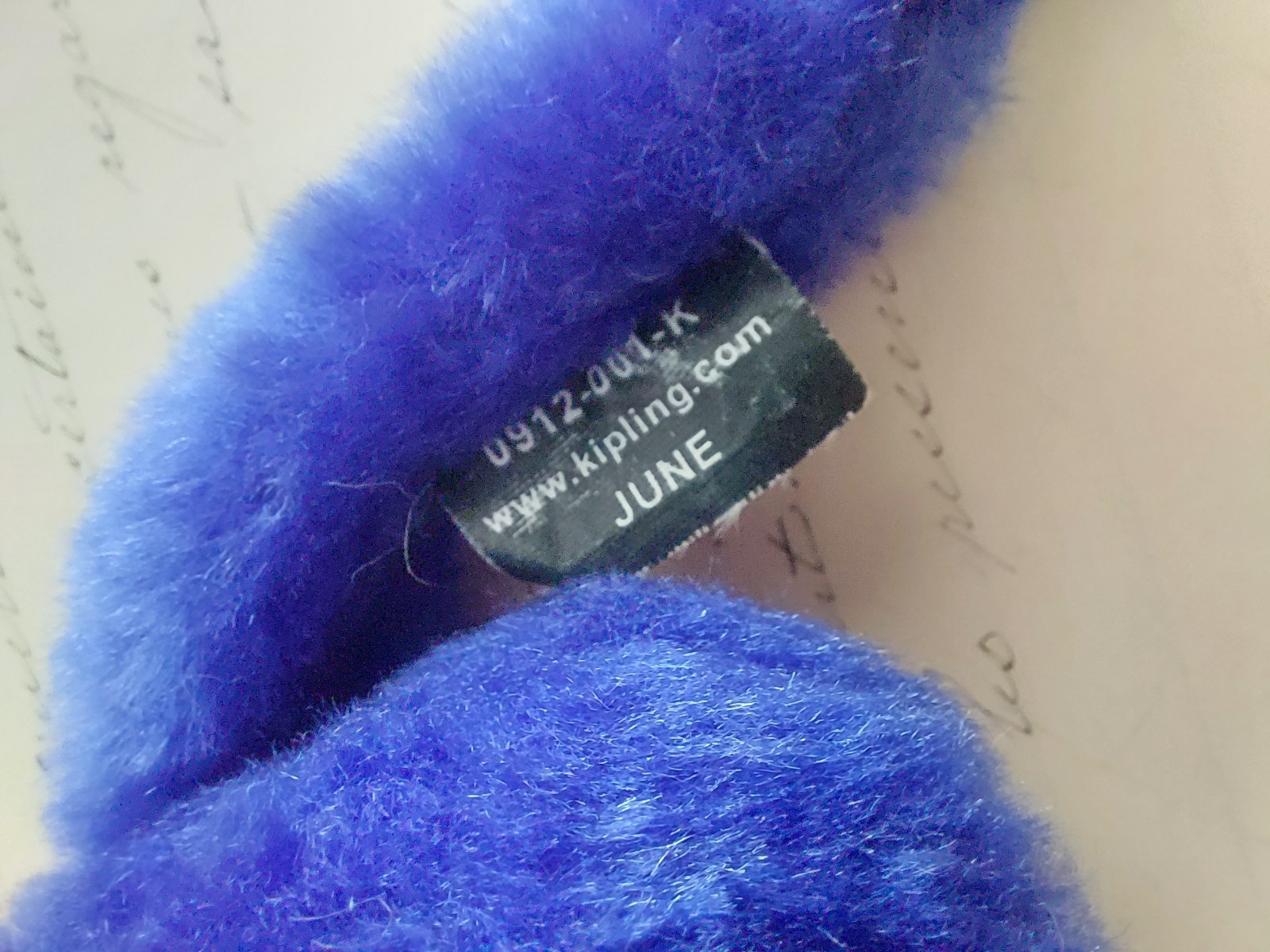 KIPLING June Monkey Keychain – Eggplant Purple 2.75″
