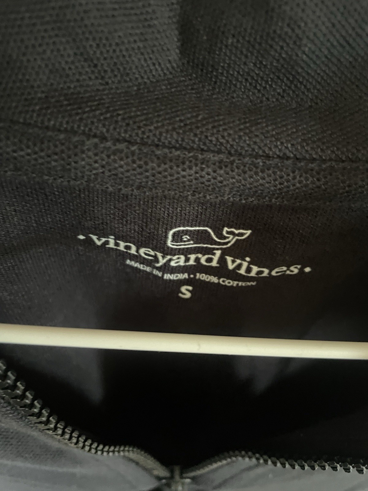 Vineyard Vines Broadfield Half Zip Black Size Men’s Small