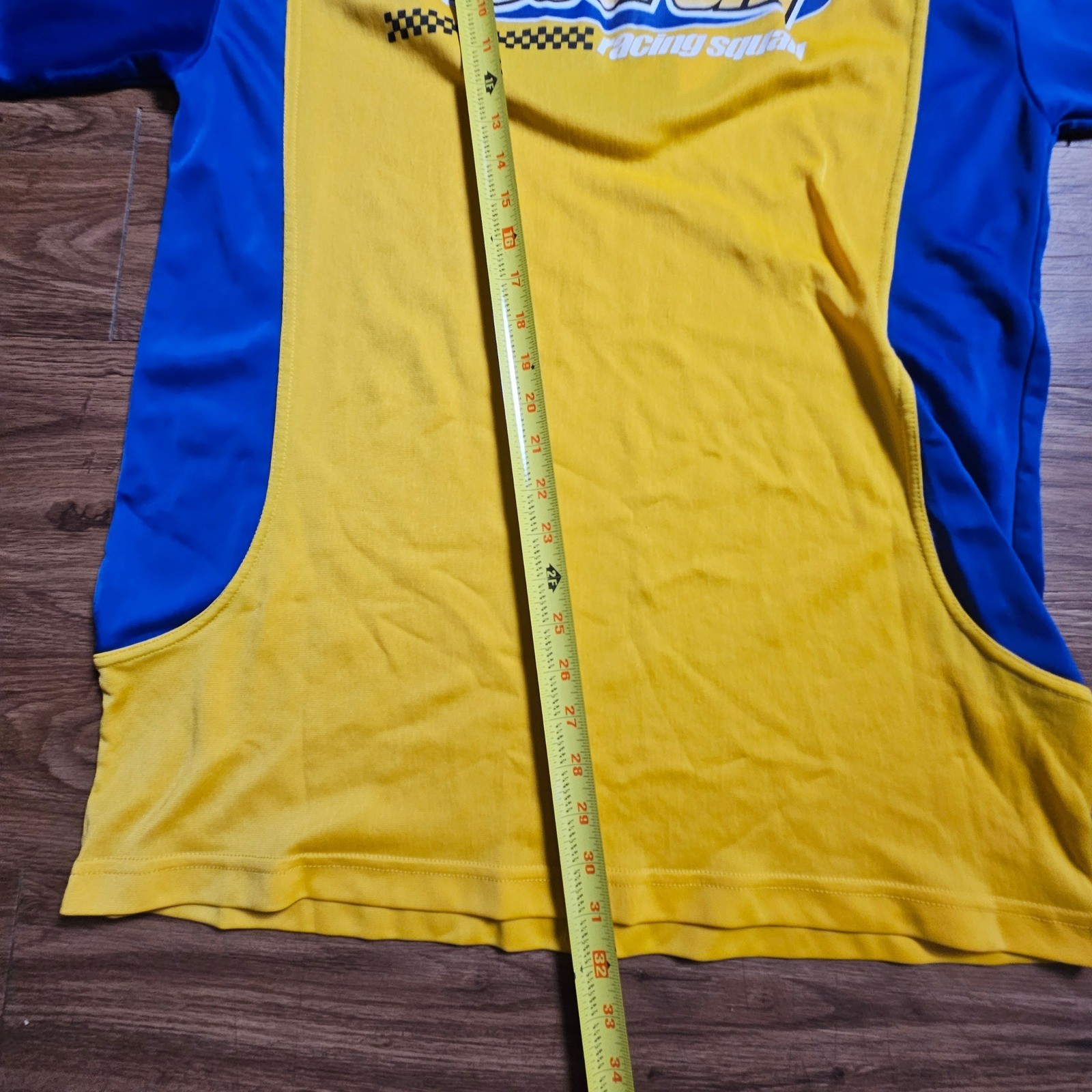 Vintage Paco Sport Racing Squad Jersey Graphic Tee L Retro Biker Grunge Y2K 90s