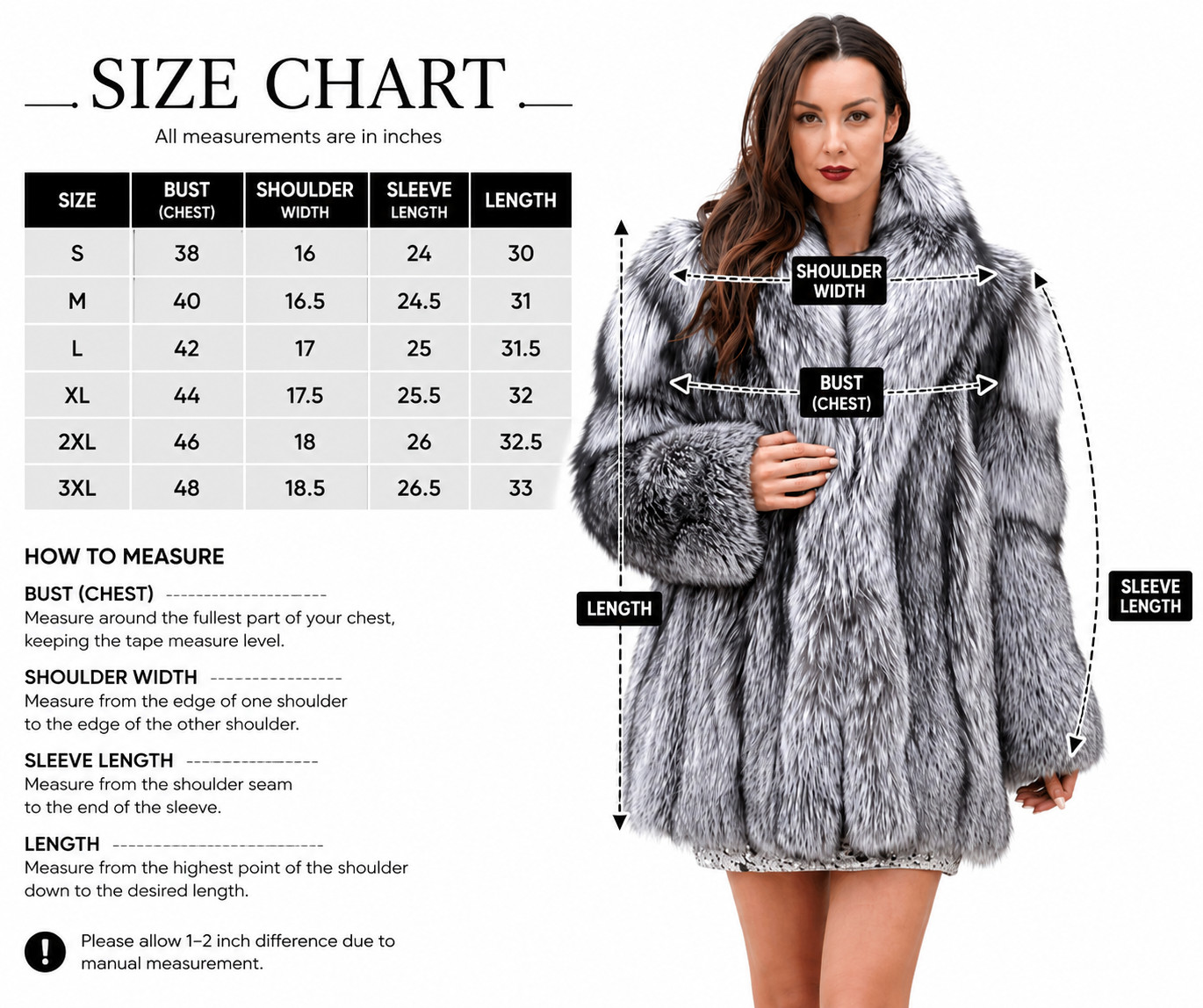 Authentic Fur Womens Coat Luxury Winter Jacket Warm Thick Soft Stroller Style