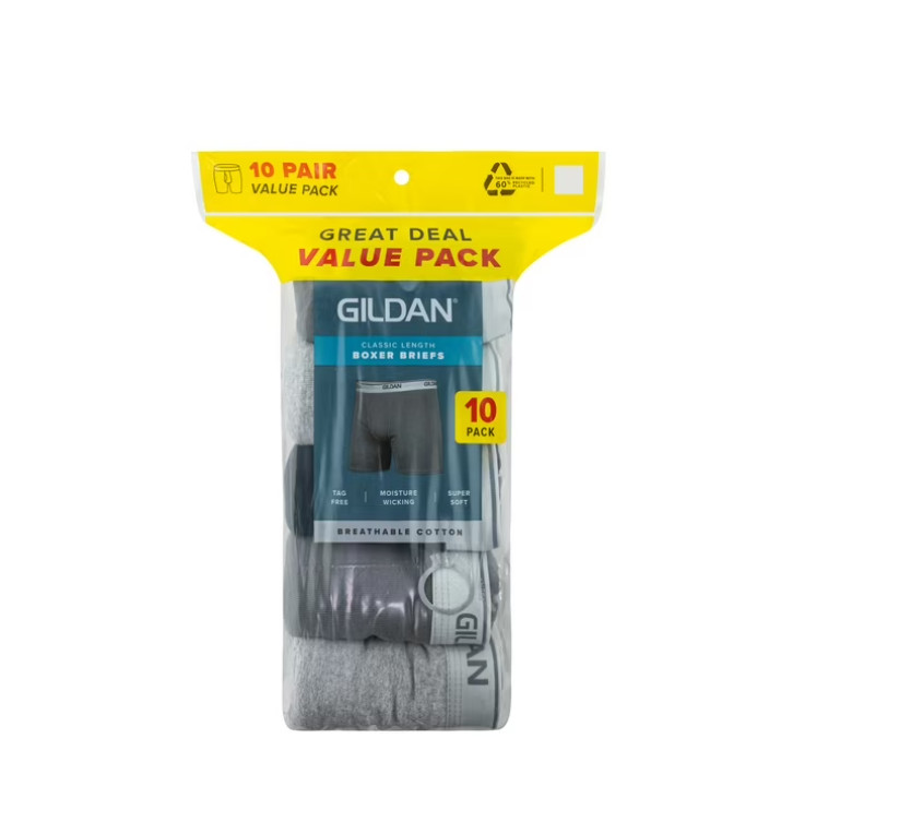Gildan Boxer Brief 10-Pack